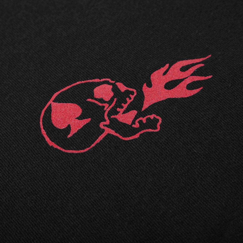 Vans Round Neck Letter Comfortable Casual Long Sleeve T-Shirt Men Tops Black VN0A4RU3BLK