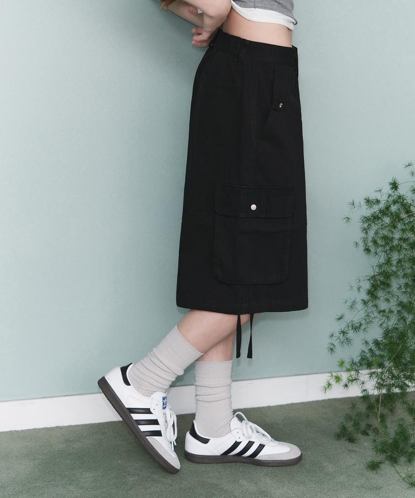 Ledeoli Studded Cotton Cargo Bermuda Pants [2 Colors]