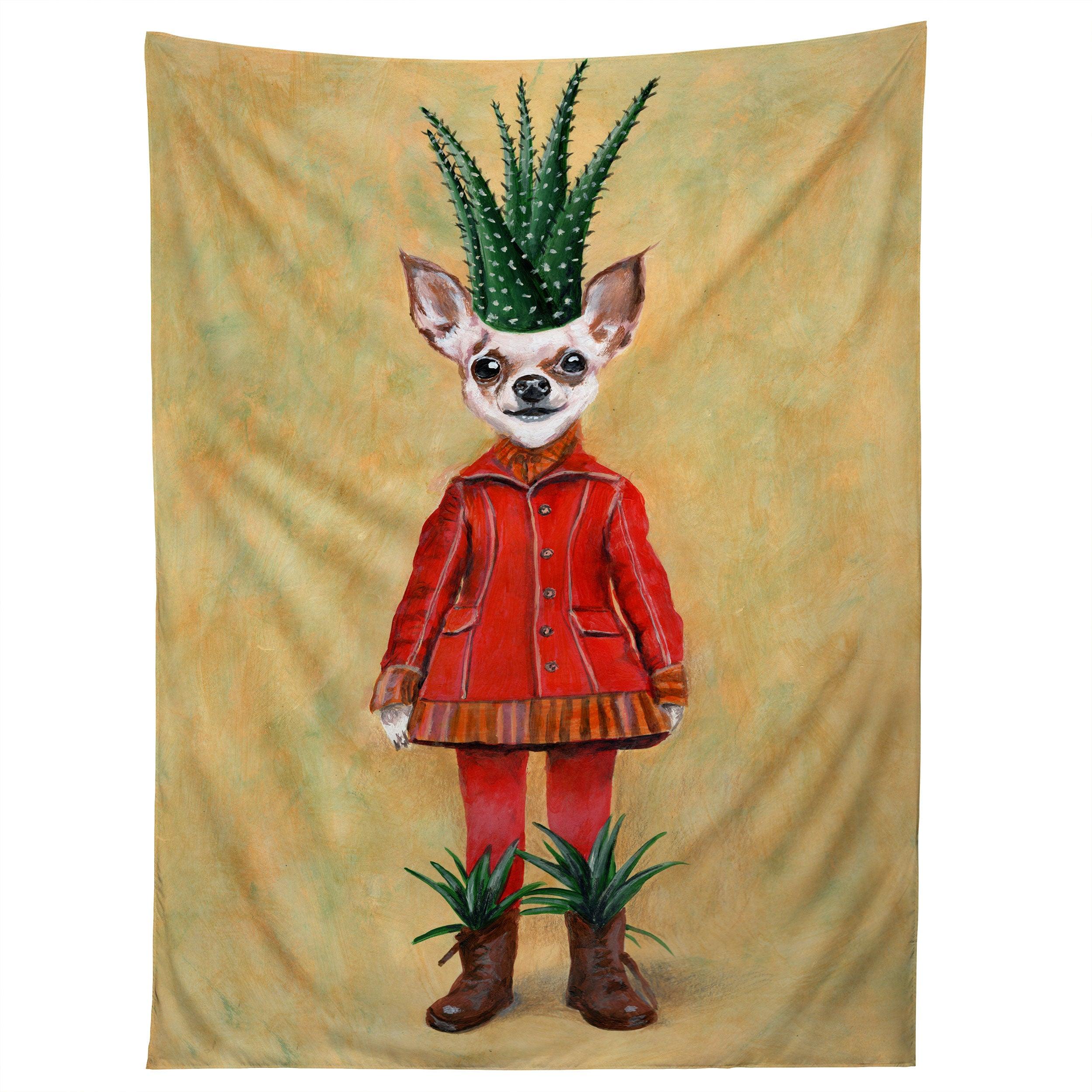 CHIHUAHUA CACTUS tapestry 75x100
