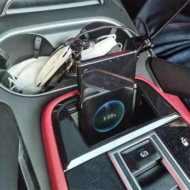 15W Car wireless charger center console phone charger charging pad plate charging holder for Porsche Cayenne 2015-