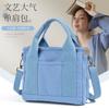 New Canvas Bag Large Capacity Multi-compartment Shoulder Casual Commuting All-matching Cross-border Portable Cross-body Trendy