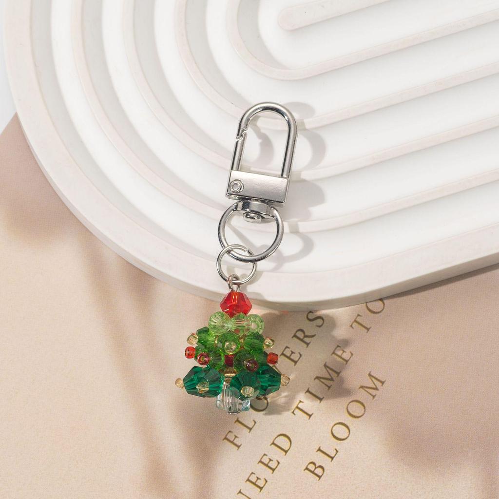 Autumn Winter Keychain: Versatile Christmas Tree Pendant for Mobile Bags
