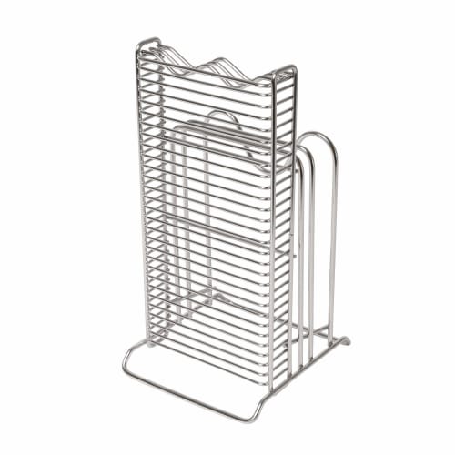 PEARL METAL Dualis Stainless Steel Knife and Cutting Board Stand, Made In Japan, H-5647