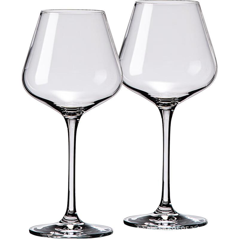 Shangqi Red Stem Wine Glass Set (4 Glasses, Decanter & Stand)