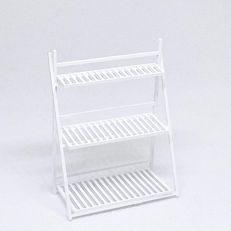 

1/12 весы кукольный домик подставка для цветов подставка для цветочного горшка аксессуары для кукольного домика ролевые игры игрушки для кукольного домика 5.8*2.7*7.5cm белый