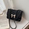 Women Luxury Fashion Versatile Chain Shoulder Crossbody Daily Small Plaid Bag