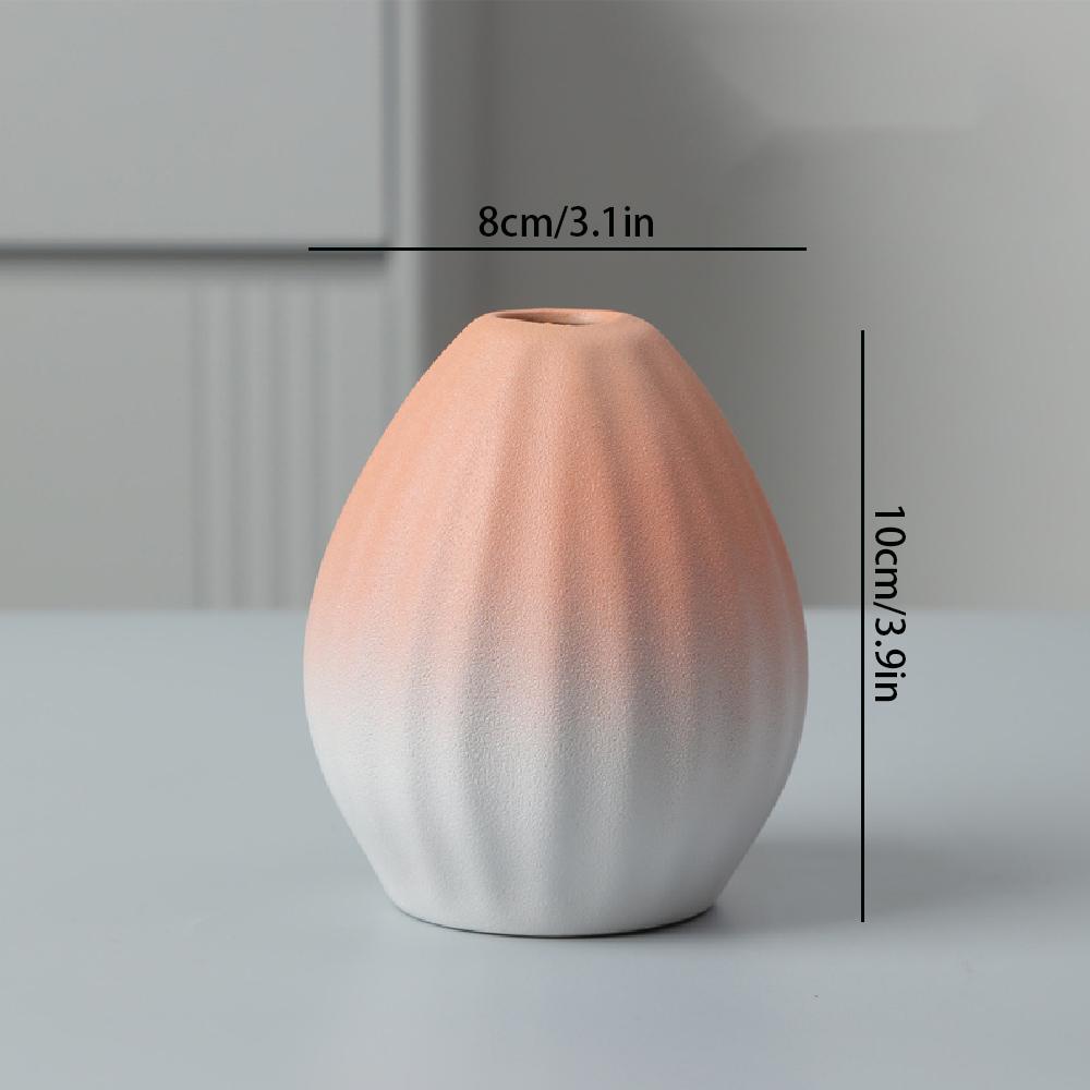 Ceramic Small Flower Vase Home Decoration Crafts Tabletop Ornament Simplicity Japanese-style Decoration