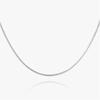 Silver 925 New Square Chain Silver Necklace