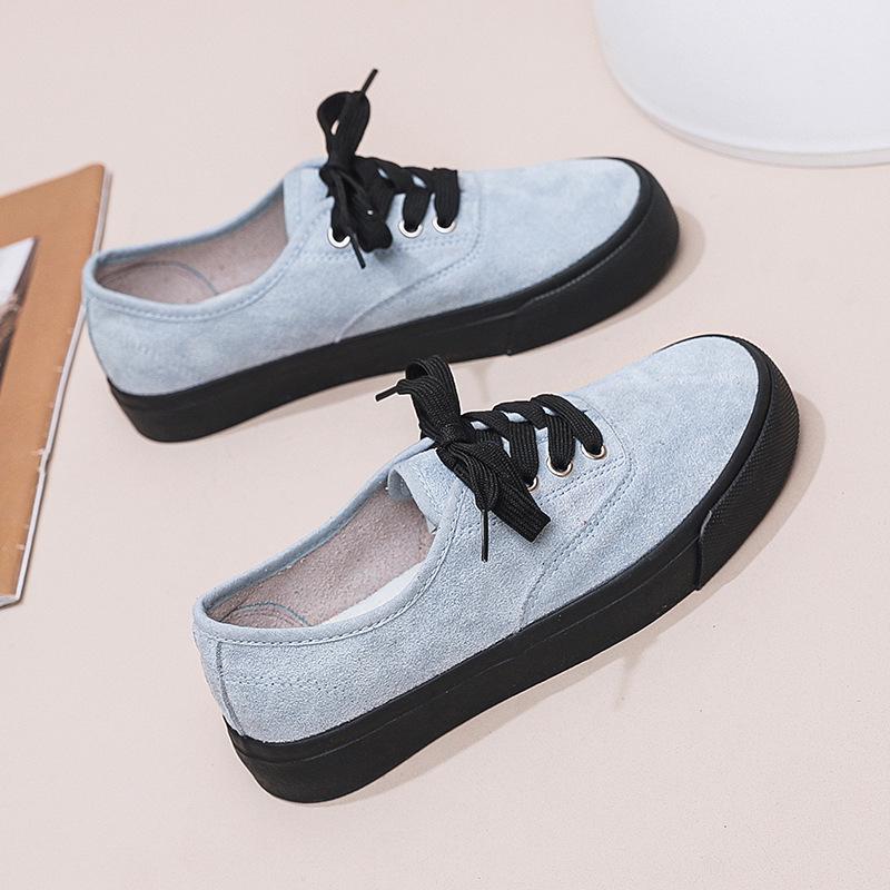 Dámské černé plátěné šněrovací nízké ležérní prodyšné skate boty