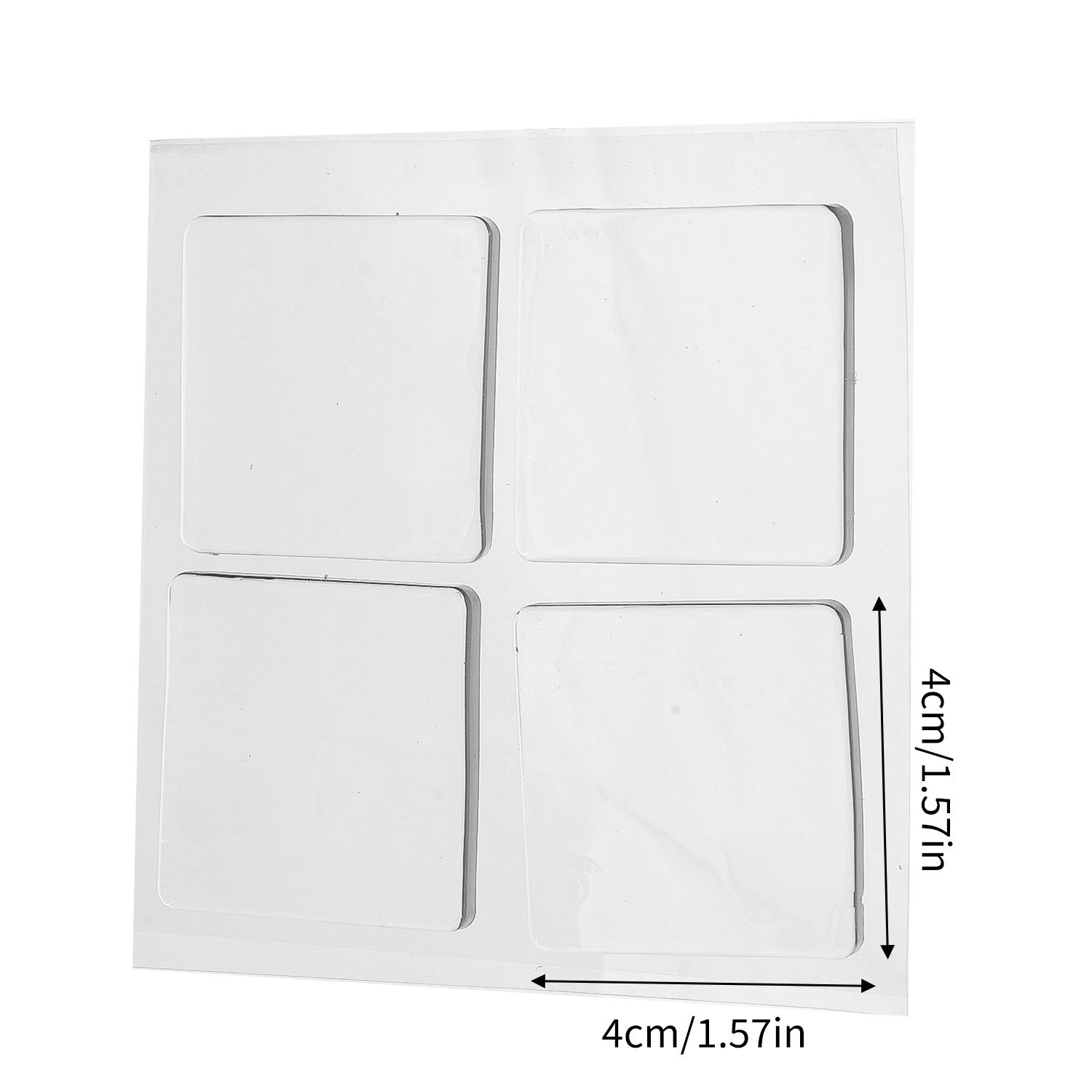 

Wholesale Transparent Anti Slip Pads Washing Machine Anti Vibration Square Mats Shockproof High Viscosity Furniture Pads 4PCS