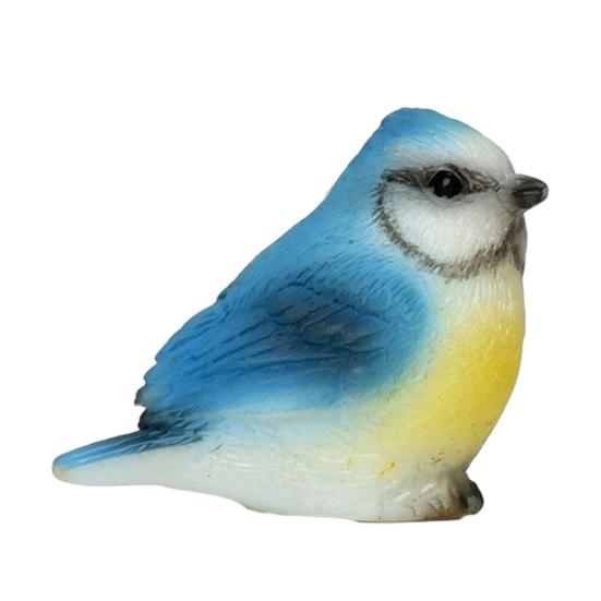

Mini Bird Figurine Tiny Resin Bird Cake Topper Miniature Bird Animal Figure for Dollhouse Accessories Fairy Garden Plant Pot Ornaments синий