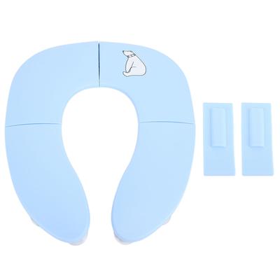 Faltbarer Reise-Toilettensitz für Kleinkinder, tragbar, rutschfest, mit Saugnäpfen, Töpfchentraining, Baby