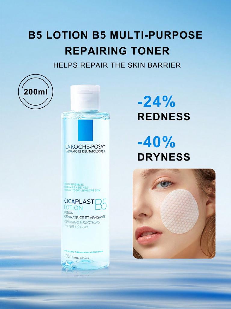 La Roche-Posay EFFACLAR K(+) + B5 Tonik Seti 200ml×2 | Yağ Kontrolü & Yatıştırıcı Onarım Akneye Eğilimli Cilt İçin
