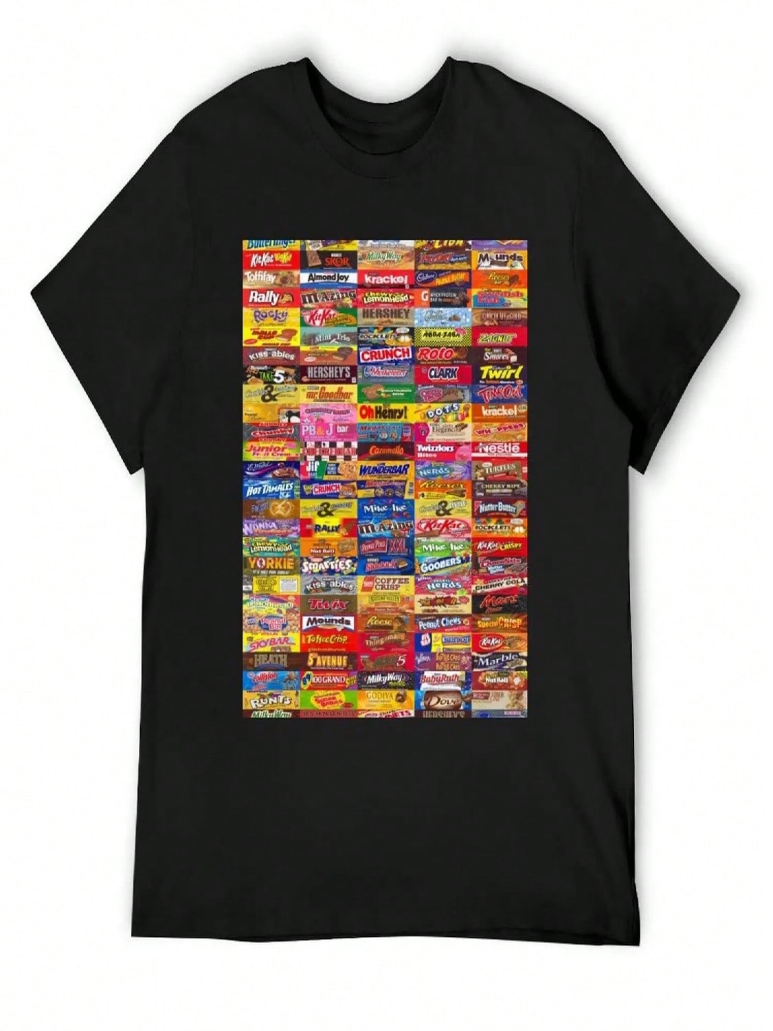Candy Wrappers T-Shirt Louboutins Oversizeds Personalized T-Shirt Black T Shirts For unisex S разноцветный