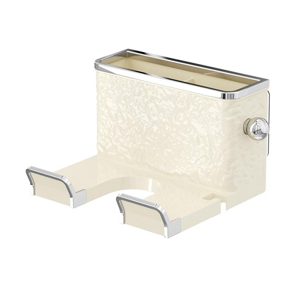 Punch Free Hair Dryer Rack Wall-mounted Hair Tool Storage Rack Portable Bathroom Accessories