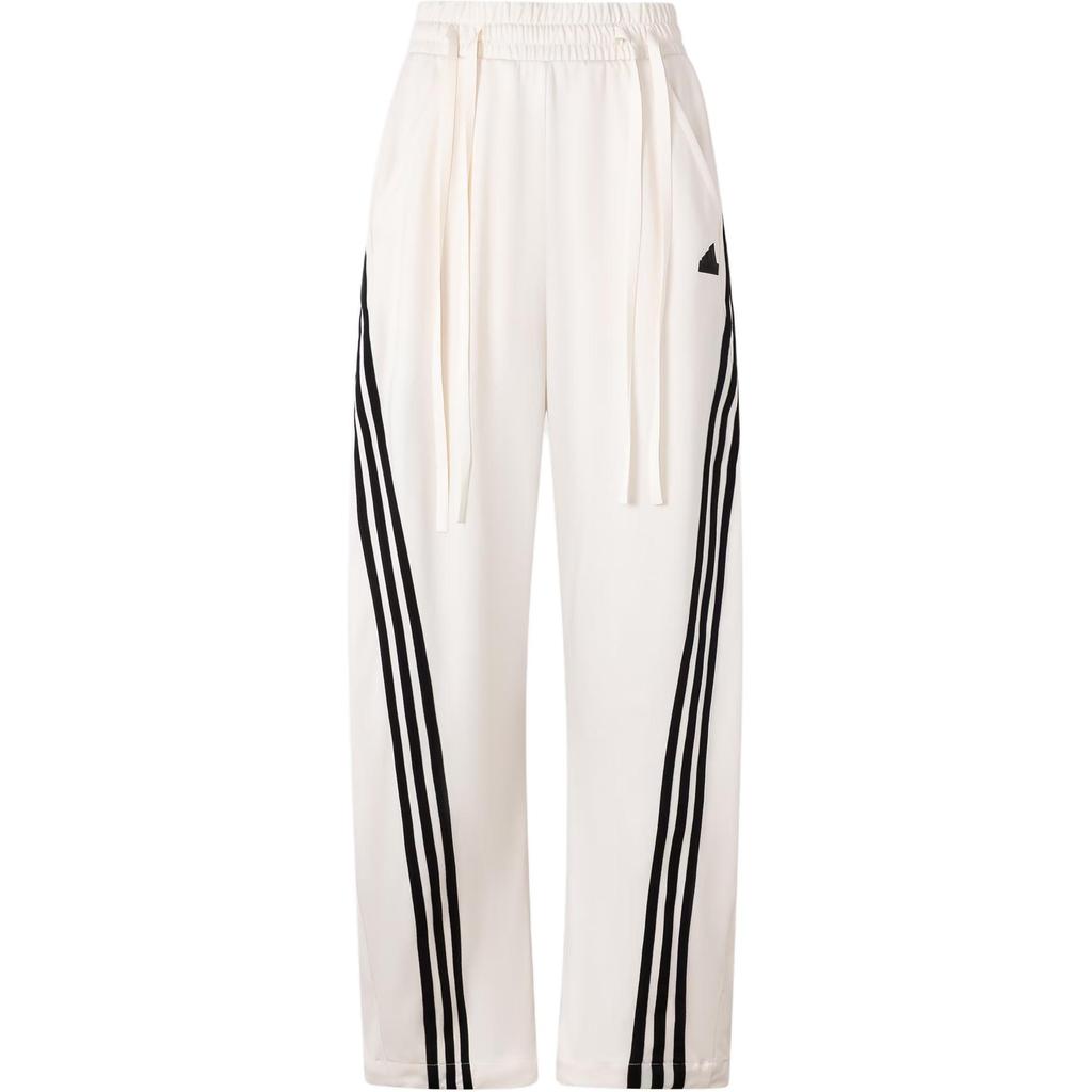 Adidas X Baby Collaboration Logo Pattern Striped Outdoor Sports Relaxed Fit Pants Women Bottoms Pink White JV9944
