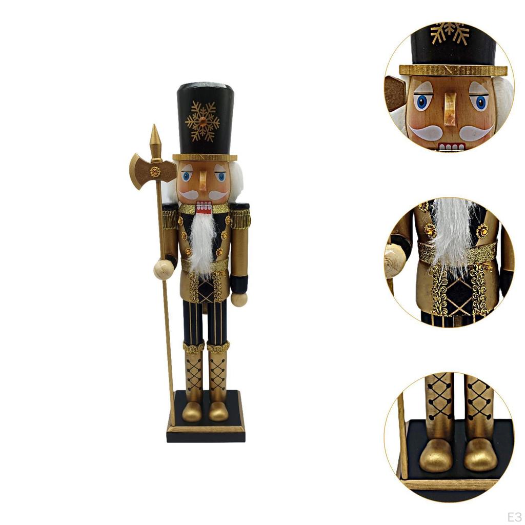 Nussknacker Figur Weihnachtsdekoration Sammlerstück Holzpuppe Ornament für