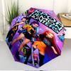 KPop Demon Hunters Print Automatic Open Close Umbrella, Portable Foldable Umbrella, for Outdoor Commute Camping Trip, Ideal Birthday Gift