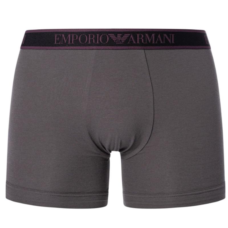 Emporio Armani Men' Boxer Briefs 3 Pack Black, Gray 112131-4F717-40921