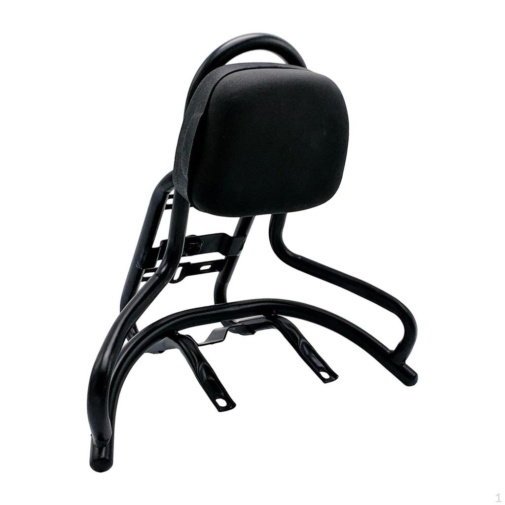 Backrest Rear Back Pad Luggage Carrier Bracket Rack Motorcycle Accessories