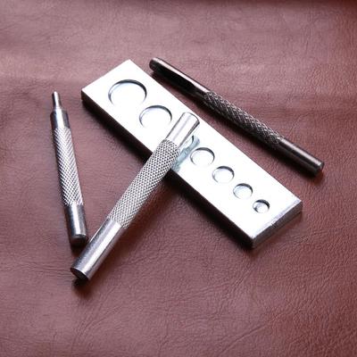 11/12Pcs Button Installation Tool Kit DIY Snap Rivet Buttons Installation Hand Punch Tool for Leather Handicrafts Accessories