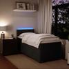Box Spring Bed with Mattress Black 80 x 200 cm Velvet