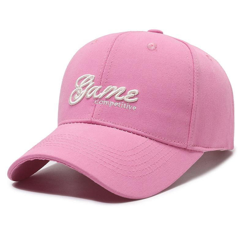 Nuova tendenza design ricamo lettera berretto da baseball uomo e donna cotone traspirante escursionismo pesca viaggio ciclismo sportivo cappello aderente