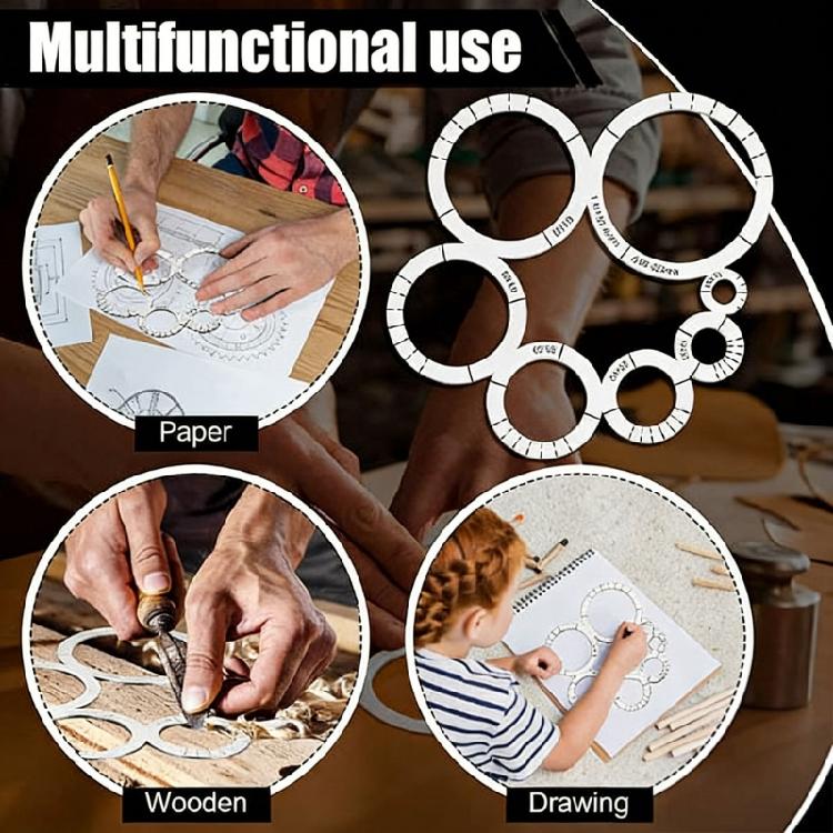 Lightweight Stainless Steel Cutting Ruler for Easy Leather Cutting Featuring Anti Slip Grip In Crafting