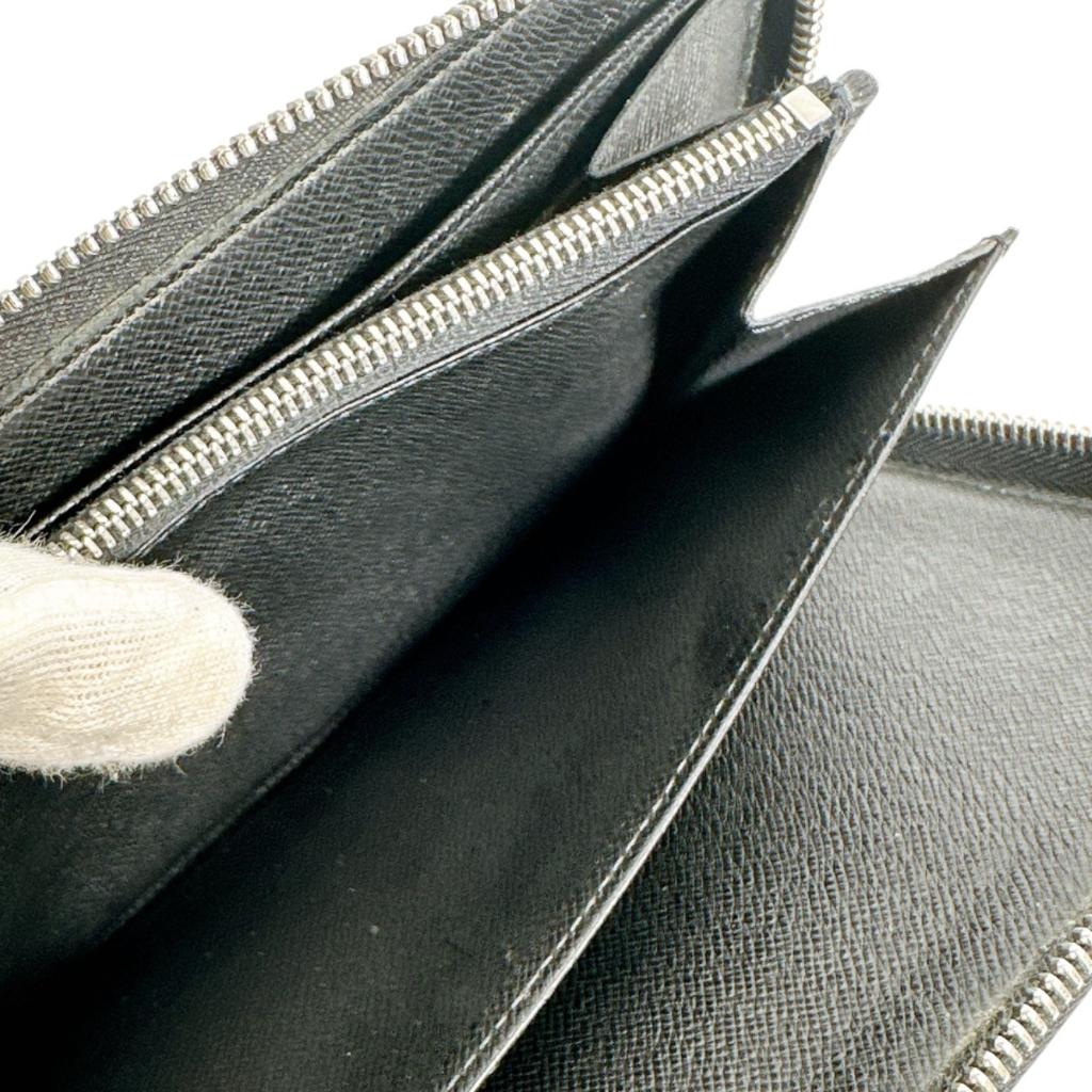 LOUIS VUITTON Damier Zippy Organizer NM  Damier Grafitto Graphite unisex N60111 Used