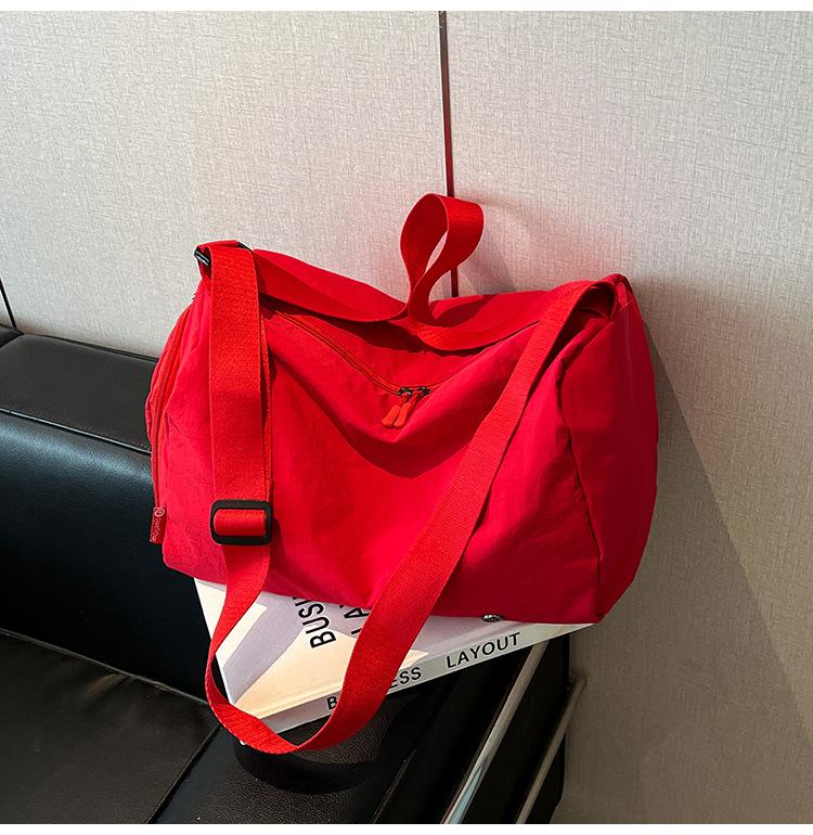 Large capacity bag women's 2025 new trendy fashion casual shoulder bag light foreign tote bag Korean version messenger bag