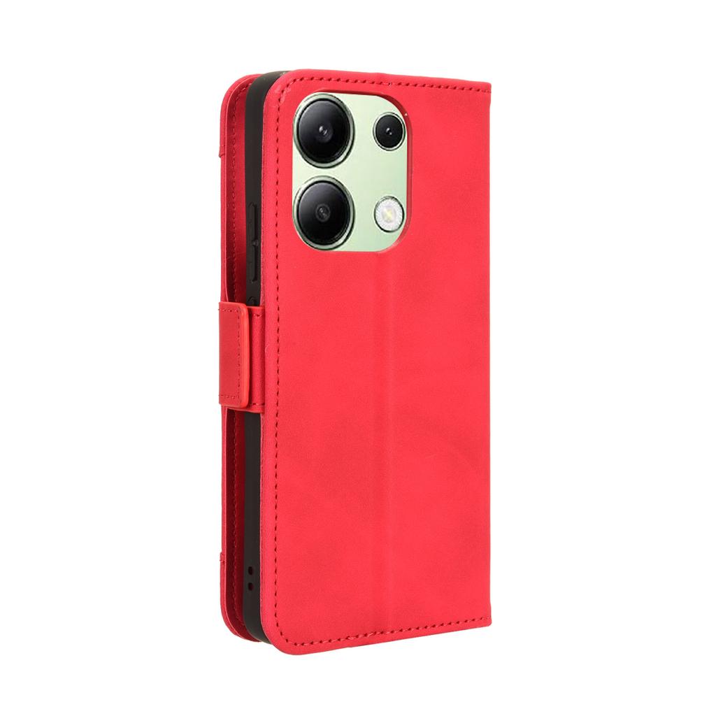 For Xiaomi Redmi Note 13 4G Leather Case Phone Cover with Multi Card Slots