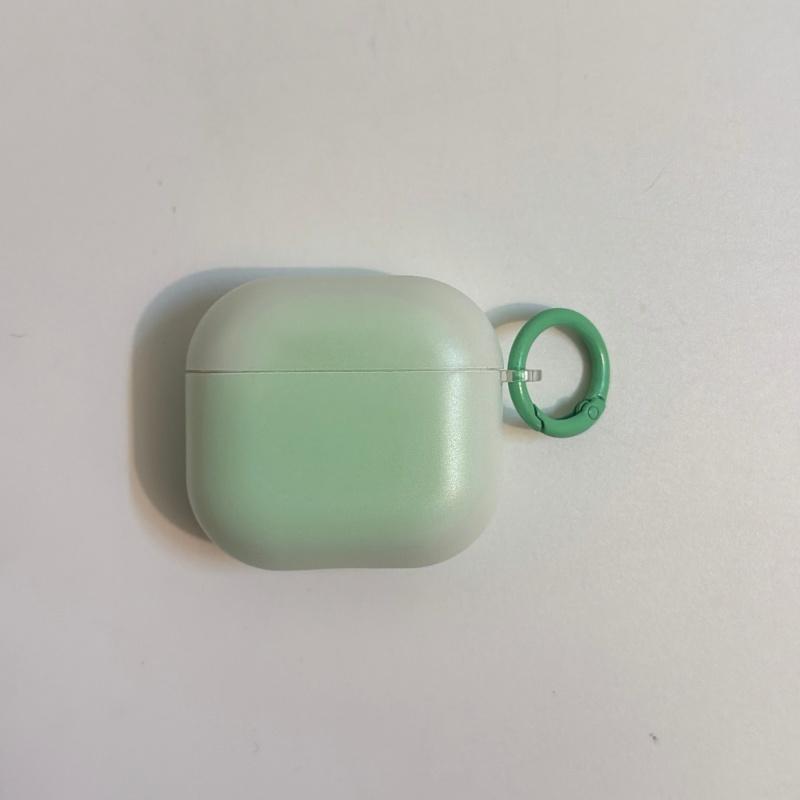 Matte Colors IMD Earphone Protective Case with Ring For Airpods Pro, Pro2, Pro3, 1, 2, 3, 4, ShoShock Proof