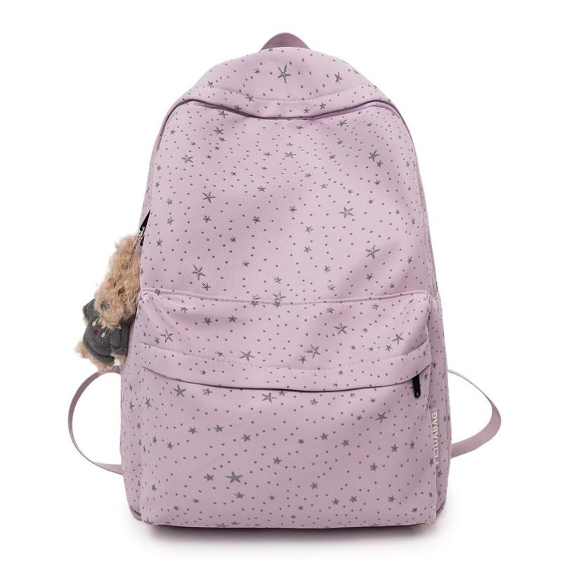 Star Women's Backpack Student Schoolbag