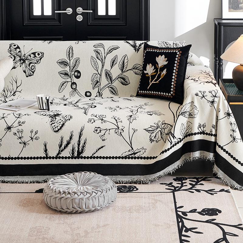 French Entry Lux Sofa Cover Cloth Non-Slip High-Grade Universal Full Cover Towel Four Seasons Universal Dust Protection Blanket