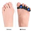 Verstellbarer Silikon-Zehenkorrektor für überlappende Hallux Valgus