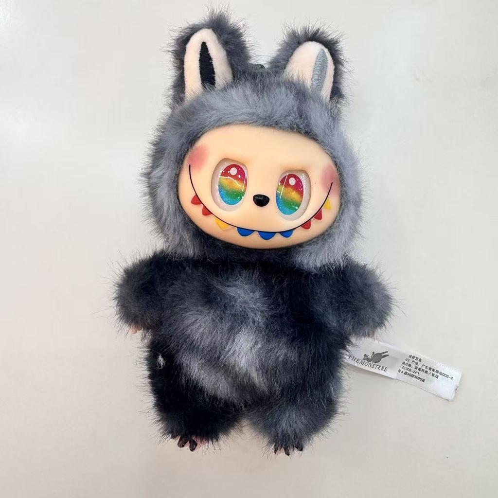 Plush Doll Doll Key Chain Schoolbag Pendant Straight Plush Vinyl Doll Hanging Tide Play