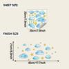 Cartoon Luminous Clouds and Stars Wall Stickers for Decoration of Living Room and Bedroom