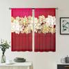 2 stycken, Jul 3d Pappersklipp snöflingegardiner -30% skuggning - lämpliga för vardagsrum, sovrum, heminredning