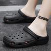 Men's Breathable Summer Closed-Toe Hole Slippers Sandals, Casual Plus Size Exclusive Style