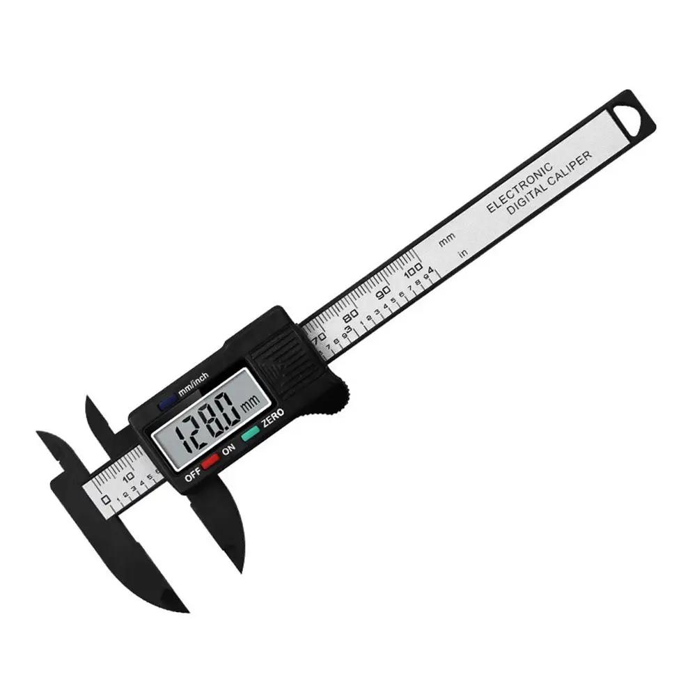 

Electronic Digital Vernier Caliper 0-100 Button Plastic Measuring Tools For Inner Outer Diameters Electronic Digital T2t7