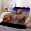 Funny print B Barry Wood Blanket For Sofa Office Bed Plane Travel Sleep Read Relax Camping Soft And Warm