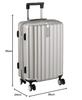 Samsonite Enau Spinner 55/20 Suitcase, Carry-on Size, 34L, 55cm, 3.2kg, GU9*13001 LATTE
