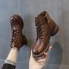 [Horse Hair] First-layer Cowhide Martin Boots Women's 2025 Autumn and Winter New Leather Retro Short Women's Leather Boots