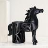 Horse-Shaped Pen Holder, 3D Printed Pencil Cup, Multi-functional Desktop Organizer for Home Office Supplies