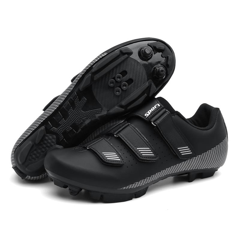 

Men Women Cycling Shoes MTB Shoes Hook & Loop Road Bike Shoes Self-Locking Bicycle Shoes For Exercise Bikes Indoor cycle Sneaker 36