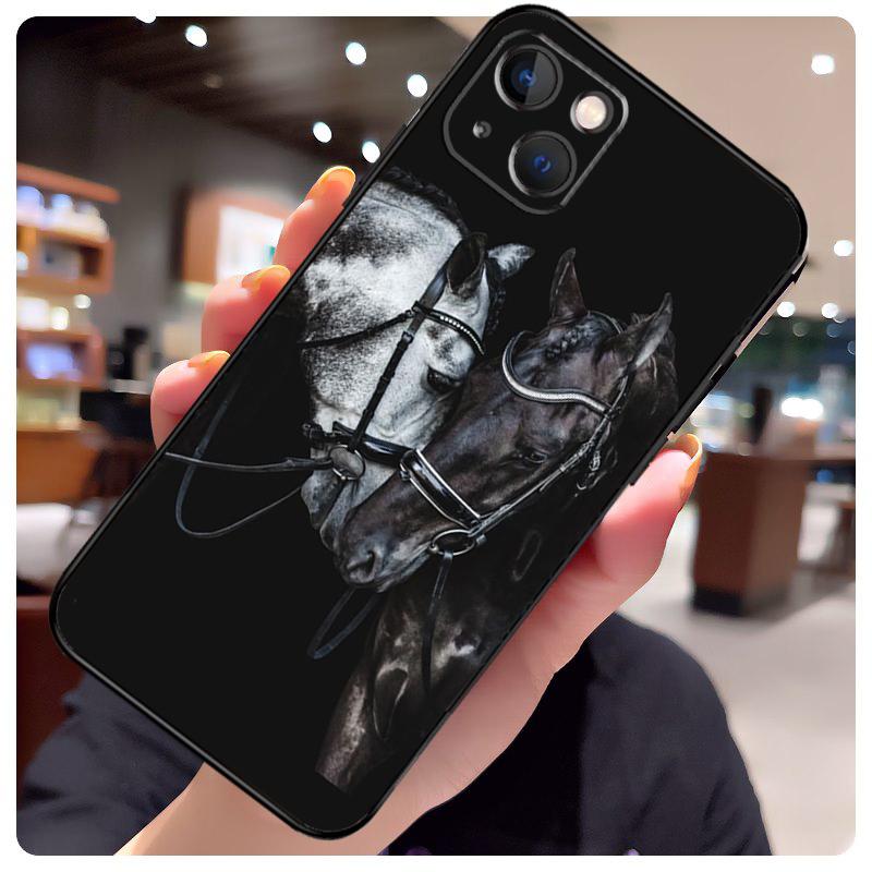 

Domineering Cool Horse Case For iPhone 16 14 15 Pro Max 12 13 Mini 11 15 Pro Max Plus X XS Max XR Phone Cover iPhone XR