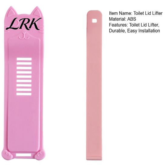 Public Restroom Tool Toilet Lid Lifter Handle, Durable Silicone Seat Lifte, Adjustable Universal Fit Easy to Install Lifter, for Sanitary Bathroom