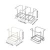 Disposable Paper Cup Holder Rack Disposable Cup Storage Shelf Office Decorations
