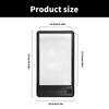 Magnifying Glass 4times Magnifier with Adjustable Brightness LED Light and Stand Suitable for Elderly Detailed Viewing