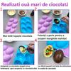 Silicone Chocolate Mold 4 Pack for Pralines, Candies, Jellies, Mousse, Cake Baking Molds Non-Stick Flexible Easy Release